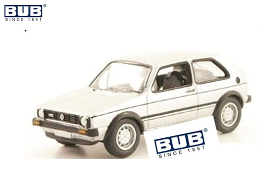 BUB 1/87 Volkswagen VW Golf 1 GTI Silver